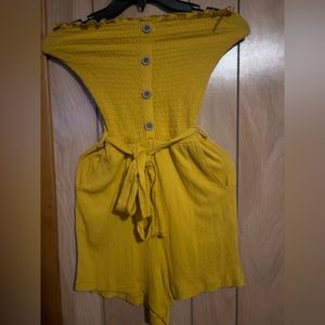 Women’s tube top romper